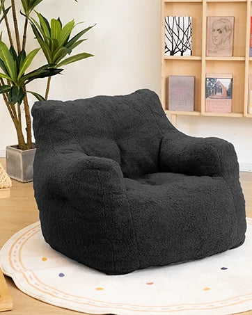 Bean bag chair with foot rest